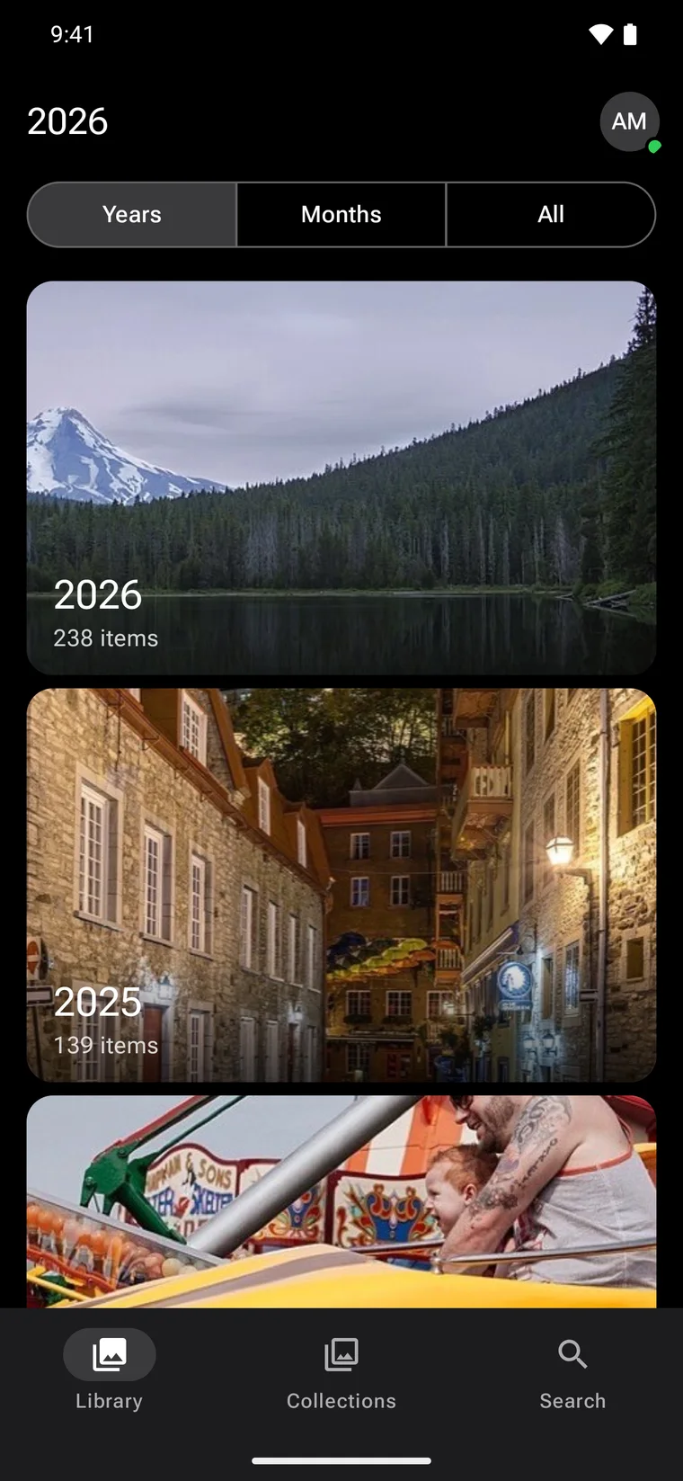 Years on Android